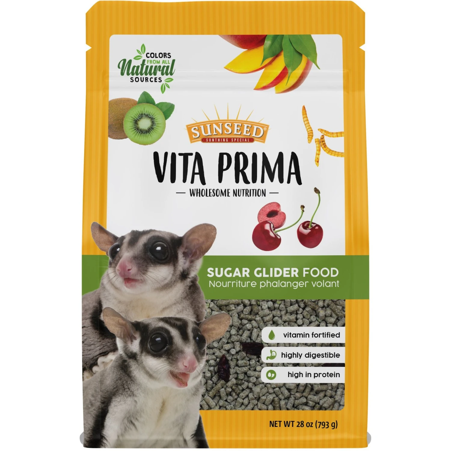 Sunseed Vita Prima Sugar Glider Food, 1.75-lb Bag 1 Sunseed Vita Prima Sugar Glider Food, 1.75-lb Bag