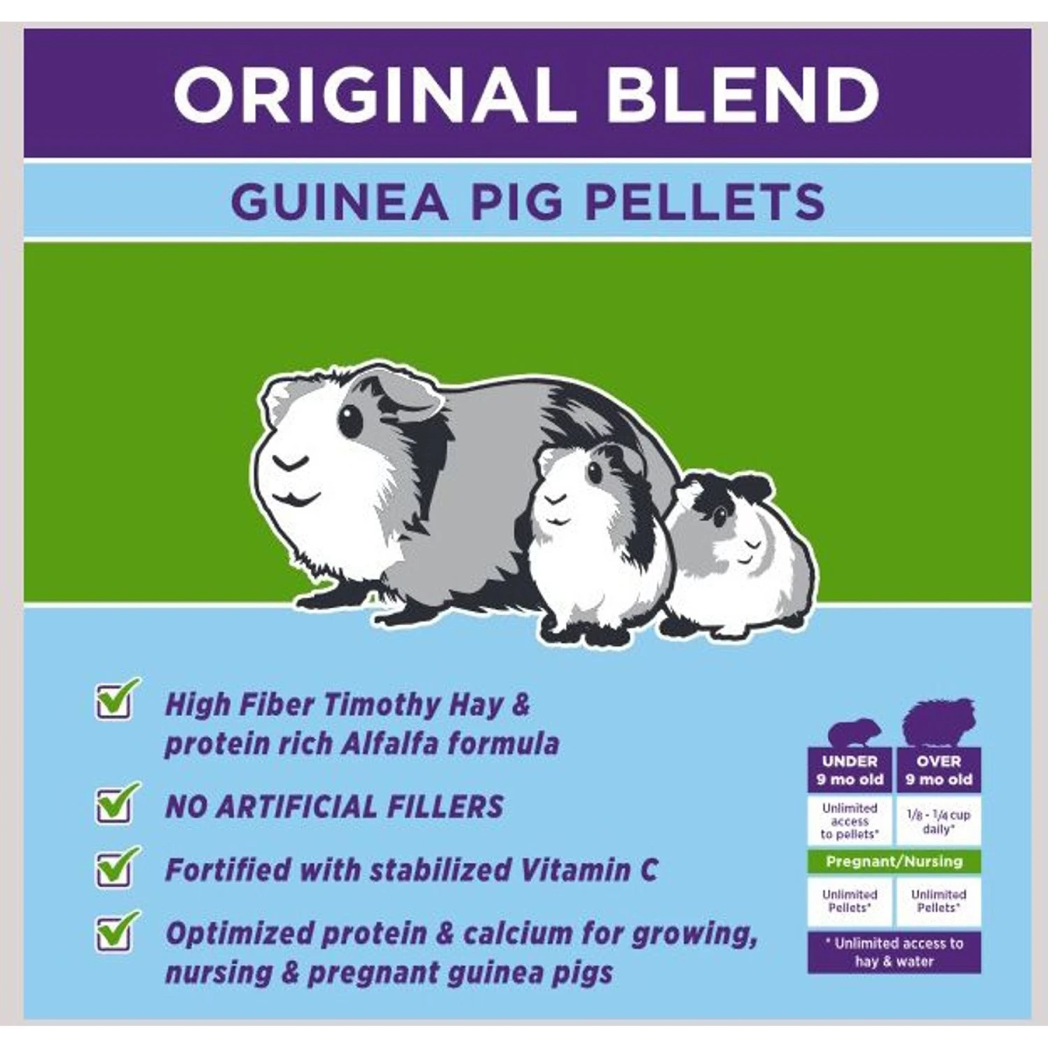 Sweet Meadow Farm Original Blend Pellets Guinea Pig Food 2 Sweet Meadow Farm Original Blend Pellets Guinea Pig Food - Image 2