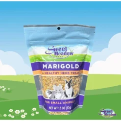 Sweet Meadow Farm Marigold Herb Small Pet Treats, 1.3-oz Bag