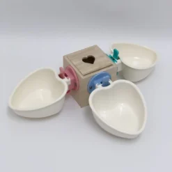 Choco Nose Mini Heart Locking Small Pet Feeding Bowl -MiniMates Shop 229602 PT6. AC SS1800 V1588965086