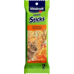 Vitakraft Crunch Sticks Carrot & Honey Rabbit Treat