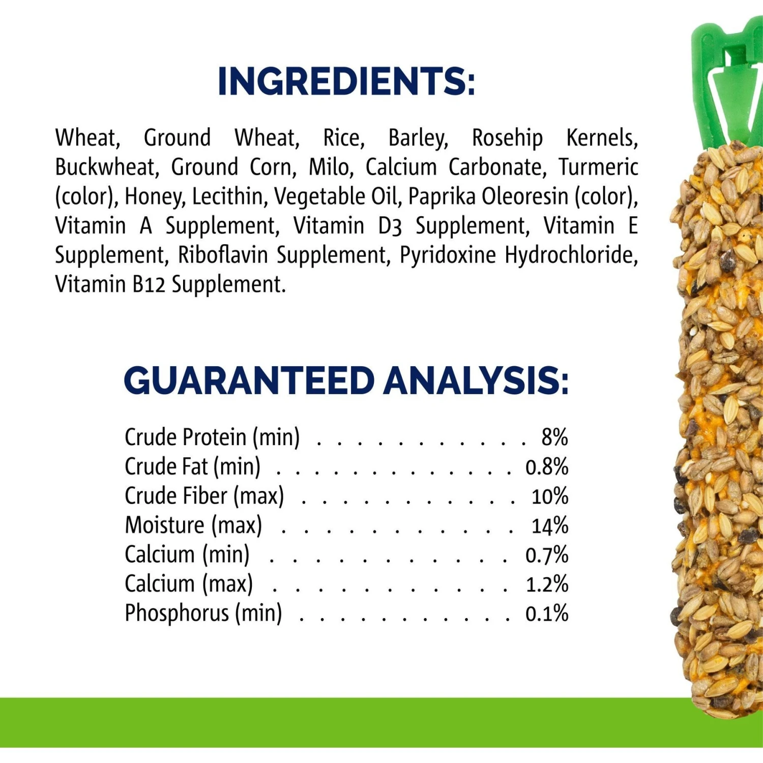 Vitakraft Crunch Sticks Honey With Added Calcium Chinchilla Treat 7 Vitakraft Crunch Sticks Honey With Added Calcium Chinchilla Treat - Image 7