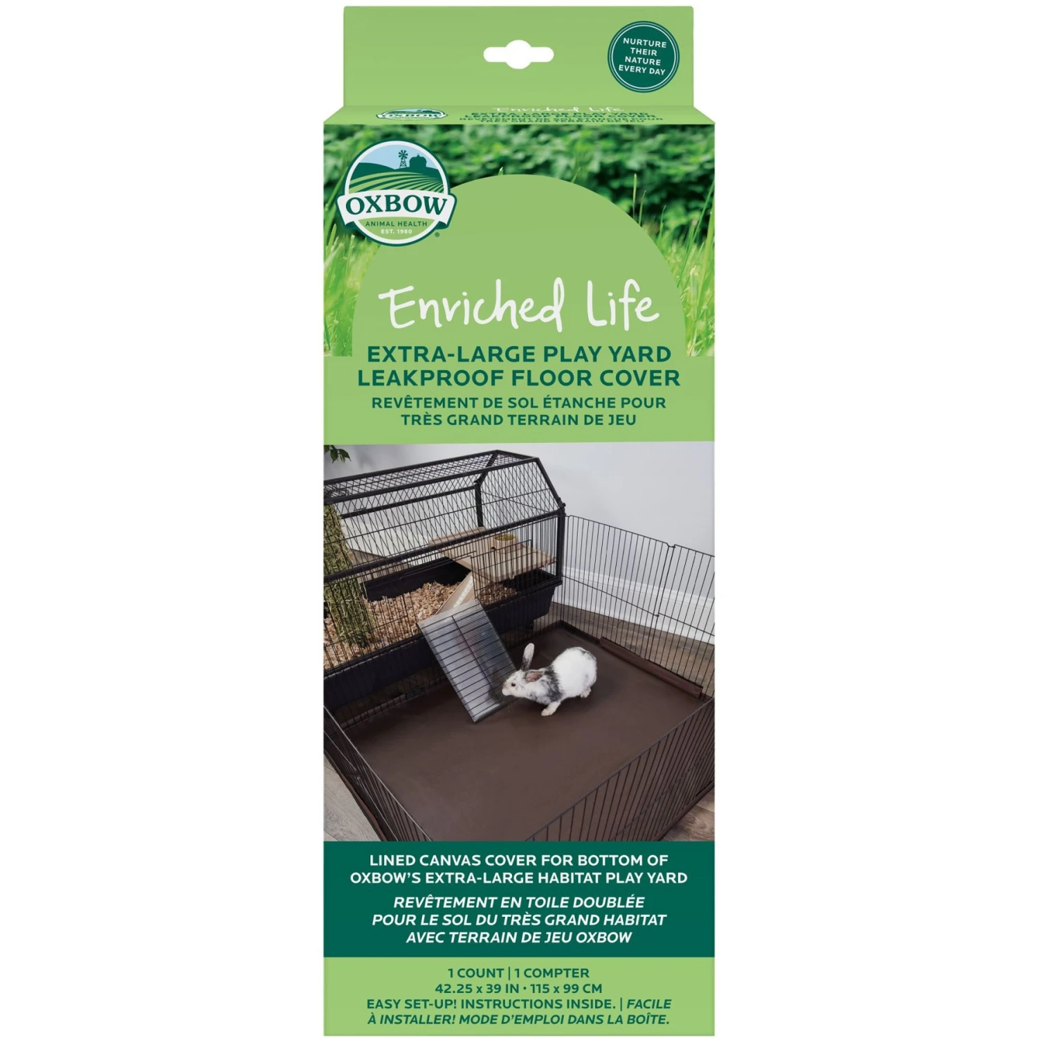 Oxbow Enriched Life Play Yard Leakproof Small Pet Floor Cover 1 Oxbow Enriched Life Play Yard Leakproof Small Pet Floor Cover