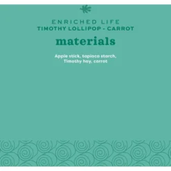 Oxbow Enriched Life Timothy Carrot Lollipop Small Pet Chew Toy -MiniMates Shop 235126 PT6. AC SS1800 V1661821610