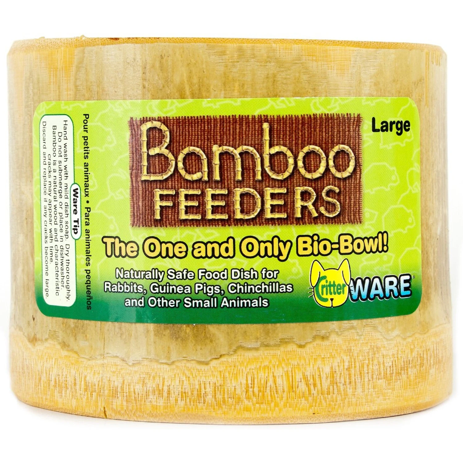 Ware Bamboo Small Animal Bowl 1 Ware Bamboo Small Animal Bowl