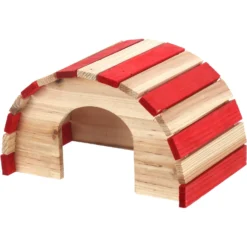 Ware Wood Den Small Animal Hideout -MiniMates Shop 235505 PT2. AC SS1800 V1668026616