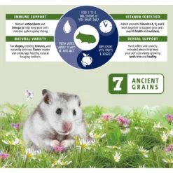 Vitakraft Vita Smart Complete Nutrition Premium Fortified Blend With Added Vitamins Hamster Food, 2-lb Bag -MiniMates Shop 236582 PT4. AC SS1800 V1666649740