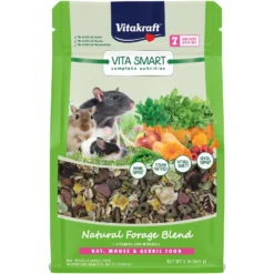 Vitakraft Vita Smart Complete Nutrition Premium Fortified Blend With Ancient Grains Gerbil, Rat & Mouse Food, 2-lb Bag