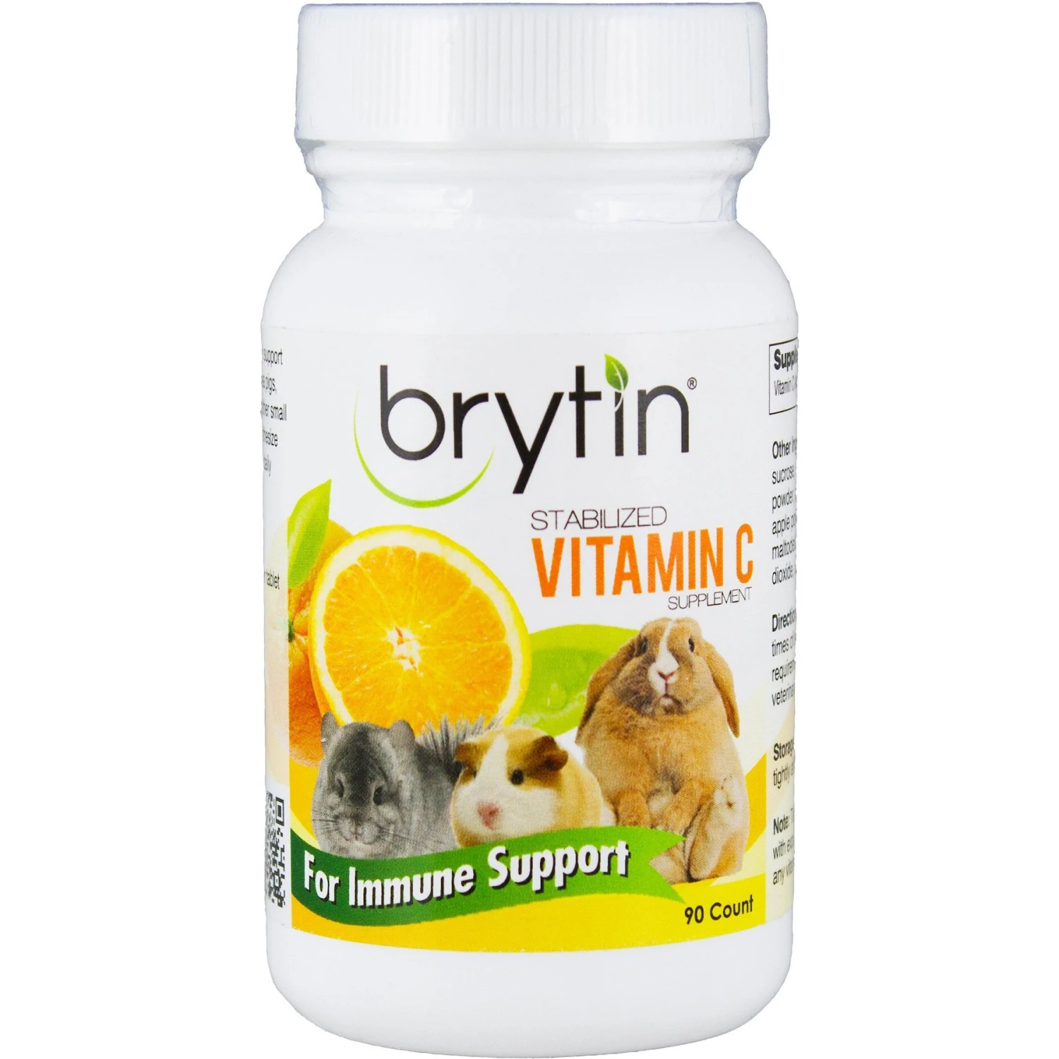 Brytin Stabilized Vitamin C Rabbit Supplement, 90 Count 1 Brytin Stabilized Vitamin C Rabbit Supplement, 90 Count