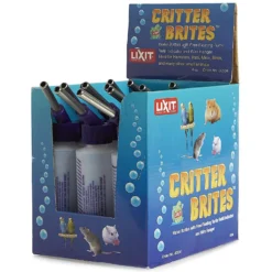 Lixit Critter Brite Small Animal Cage Water Bottle Pack, 4-oz, 12 Count