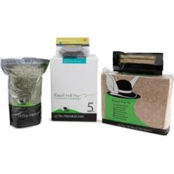 Rabbit Hole Hay Ultra Premium Large Bundle Rabbit Food & Bedding Kit