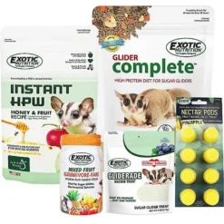 Exotic Nutrition Sugar Glider Food Starter Kit