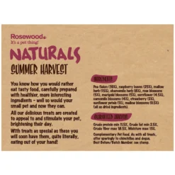 Naturals By Rosewood Summer Harvest Small Pet Treats -MiniMates Shop 248274 PT3. AC SS1800 V1602729394