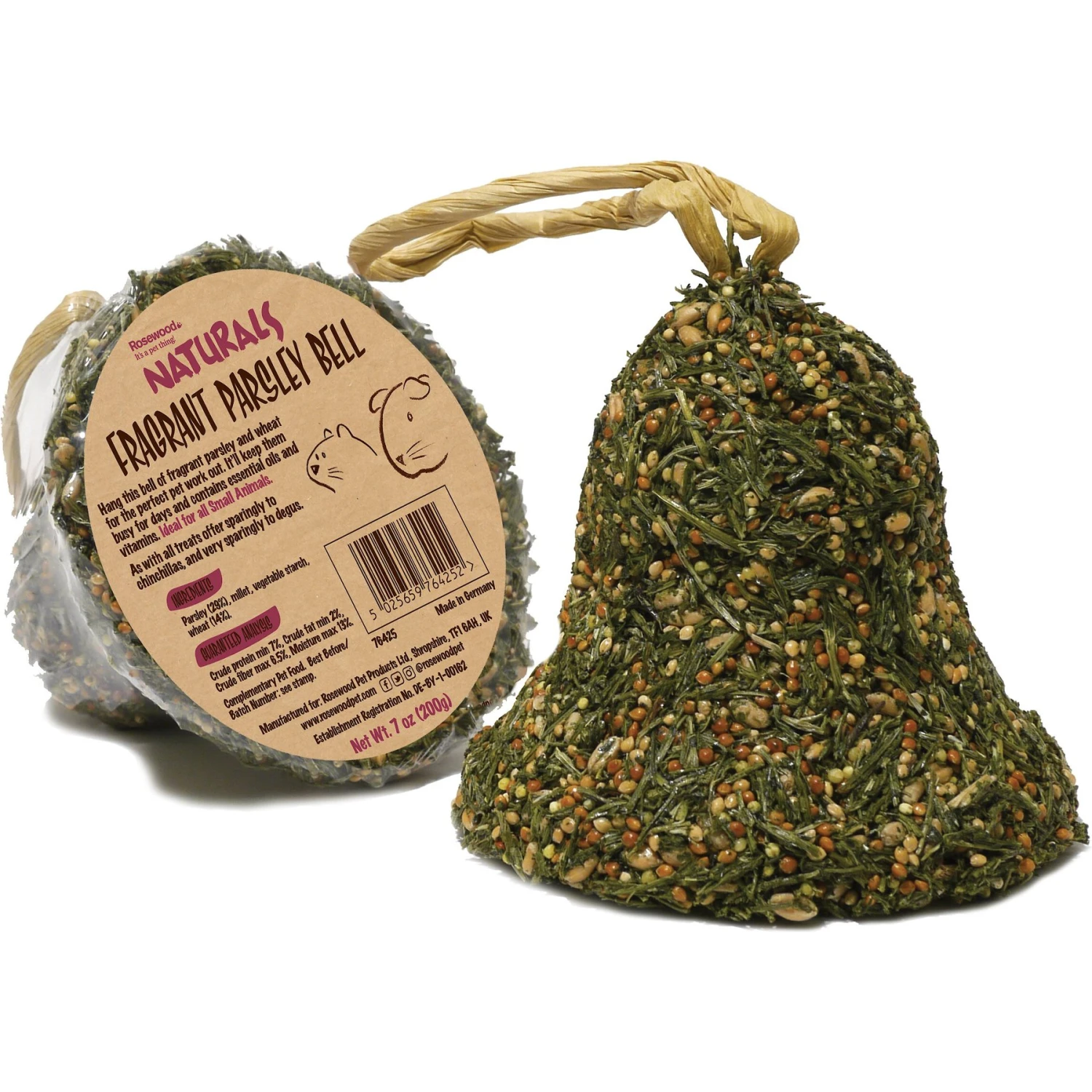 Naturals By Rosewood Fragrant Parsley Bell Small Pet Treats 1 Naturals By Rosewood Fragrant Parsley Bell Small Pet Treats