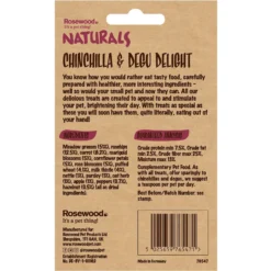 Naturals By Rosewood Chinchilla & Degu Delight Small Pet Treats -MiniMates Shop 248291 PT3. AC SS1800 V1602722182