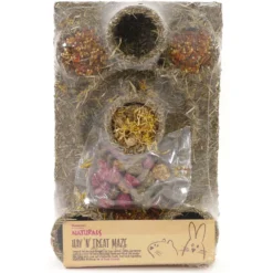 Naturals By Rosewood Hide 'n' Treat Maze Small Pet Treats