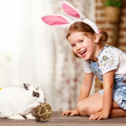 SunGrow Rabbit & Ferret Dental Floss Chew Toy Small Animal Tooth Cleaning Treat -MiniMates Shop 251428 PT3. AC SS1800 V1614955298