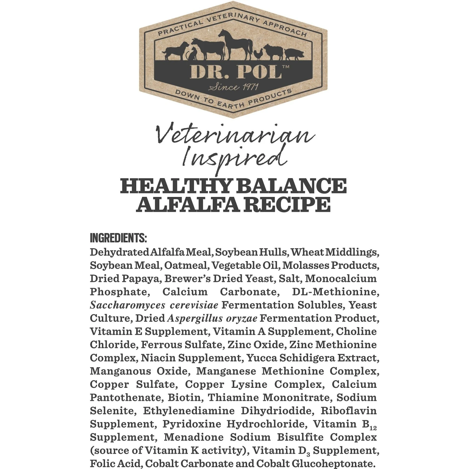 Dr. Pol Healthy Balance Alfalfa Recipe Rabbit Food 4 Dr. Pol Healthy Balance Alfalfa Recipe Rabbit Food - Image 4