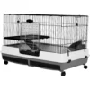 A&E Cage Company 26-in Deluxe 2-Tier Small Animal Cage, Black