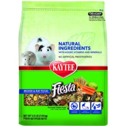 Kaytee Fiesta Natural Mouse & Rat Food, 4.5-lb Bag