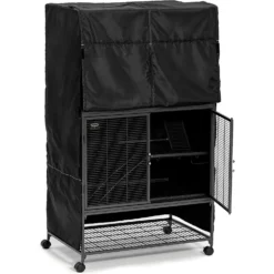 MidWest Ferret Nation & Critter Nation Ferret Cage Cover, Black -MiniMates Shop 262748 PT2. AC SS1800 V1606352533