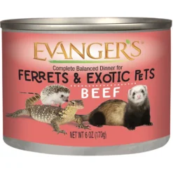 Evanger's Beef Wet Ferret Food, 6-oz Can, Case Of 12