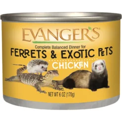 Evanger's Chicken Wet Ferret Food, 6-oz Can, Case Of 12