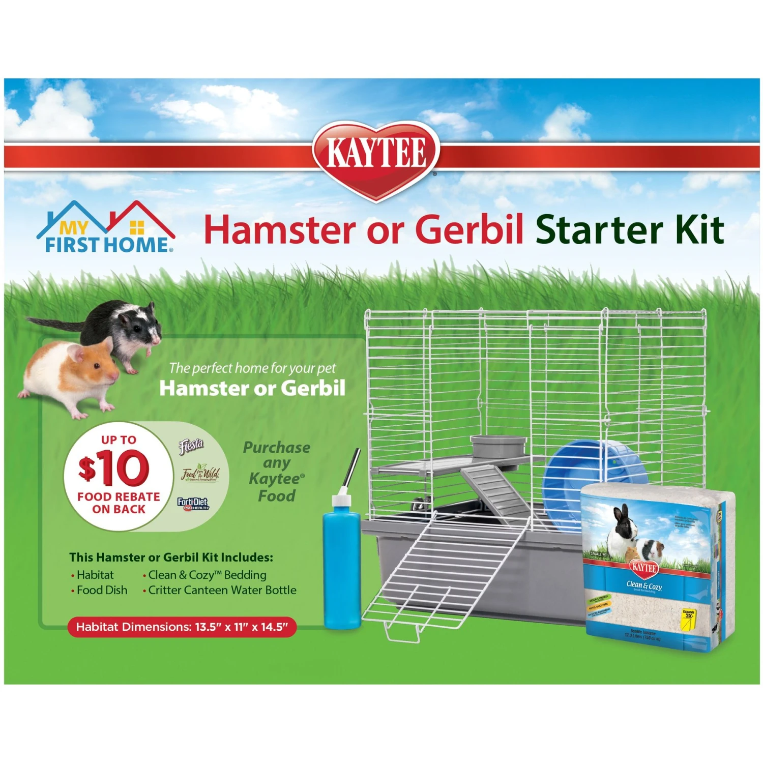 Kaytee My First Home Hamster & Gerbil Starter Kit 9 Kaytee My First Home Hamster & Gerbil Starter Kit - Image 9