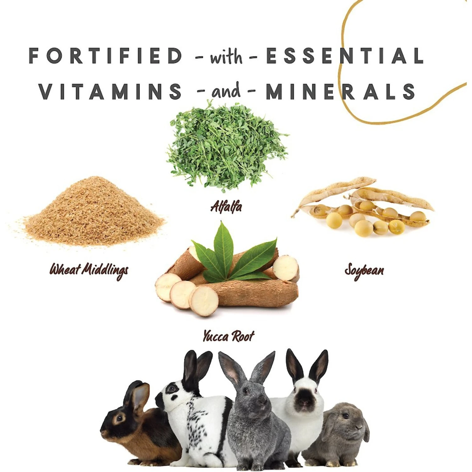 Manna Pro Crafted & Complete Rabbit Food, 5-lb Bag 4 Manna Pro Crafted & Complete Rabbit Food, 5-lb Bag - Image 4