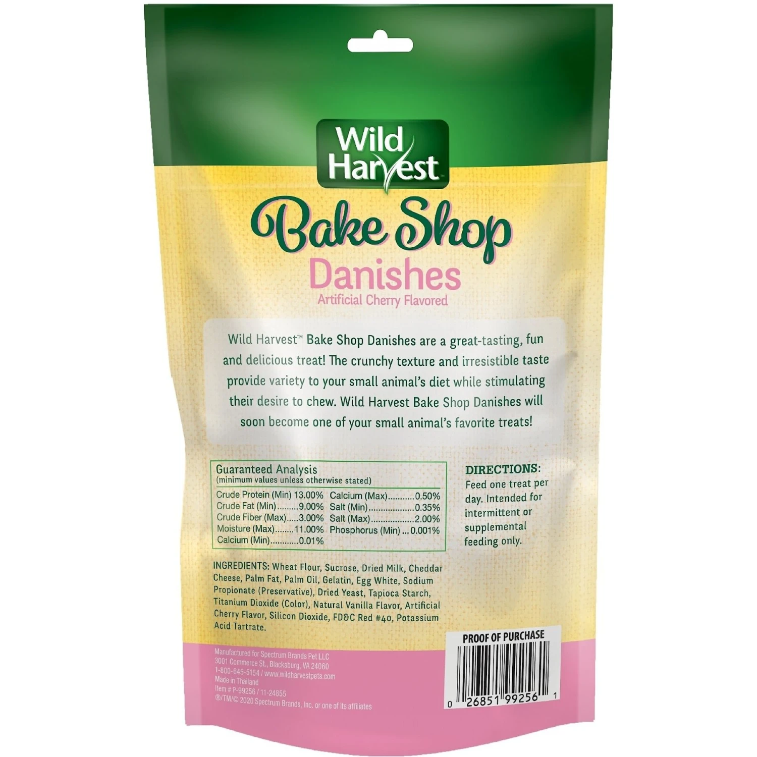 Wild Harvest Bake Shop Danishes Guinea Pig Treats, 2-oz Bag 2 Wild Harvest Bake Shop Danishes Guinea Pig Treats, 2-oz Bag - Image 2