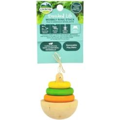 Oxbow Enriched Life Wobbly Ring Stack Small Animal Toy