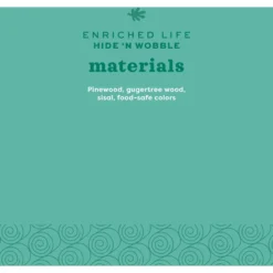 Oxbow Enriched Life Hide 'n Wobble Small Animal Toy -MiniMates Shop 277234 PT7. AC SS1800 V1660310117