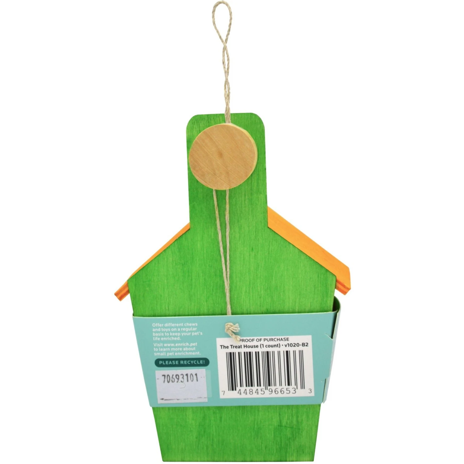 Oxbow Enriched Life The Treat House Small Animal Toy 2 Oxbow Enriched Life The Treat House Small Animal Toy - Image 2
