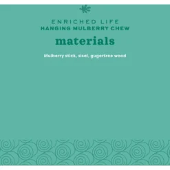 Oxbow Enriched Life Hanging Mulberry Chew Small Animal Toy -MiniMates Shop 277266 PT6. AC SS1800 V1660230265