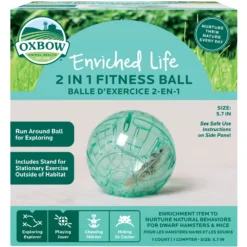 Oxbow Enriched Life 2 In 1 Fitness Ball Small Animal Toy