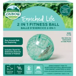 Oxbow Enriched Life 2 In 1 Fitness Ball Small Animal Toy -MiniMates Shop 277300 PT2. AC SS1800 V1661822458