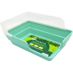 Oxbow Enriched Life Rectangle Small Animal Litter Pan With Removable Shield -MiniMates Shop 277308 PT7. AC SS1800 V1661822450