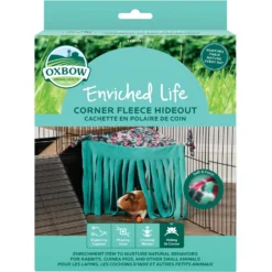 Oxbow Enriched Life Corner Fleece Small Animal Hideout