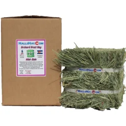 Hall's Hay Orchard Grass Hay Mini-Bale Small Pet Food, 5-lb Box