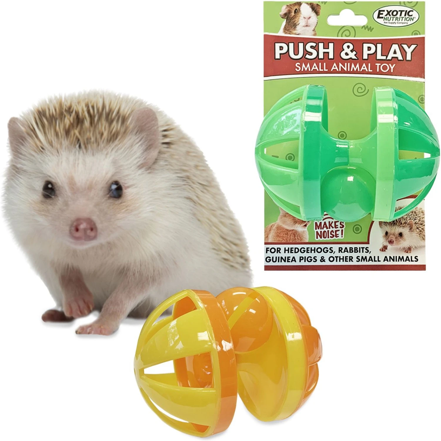 Exotic Nutrition Push & Play Small Animal Toy 3 Exotic Nutrition Push & Play Small Animal Toy - Image 3