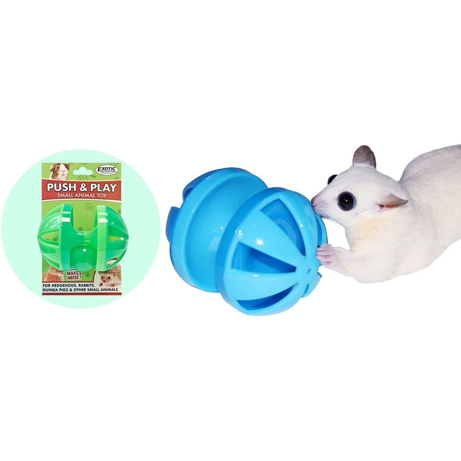 Exotic Nutrition Push & Play Small Animal Toy 4 Exotic Nutrition Push & Play Small Animal Toy - Image 4