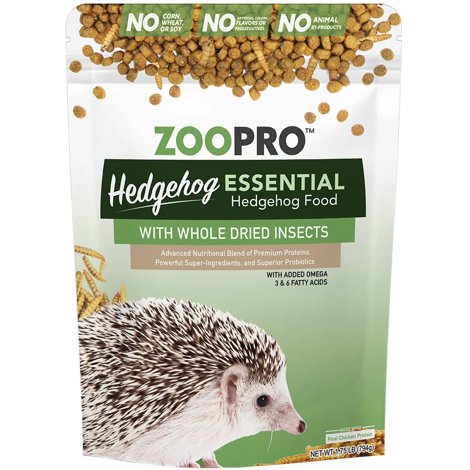 Exotic Nutrition ZooPro Hedgehog Essential Hedgehog Food, 1.75-lb Bag 1 Exotic Nutrition ZooPro Hedgehog Essential Hedgehog Food, 1.75-lb Bag