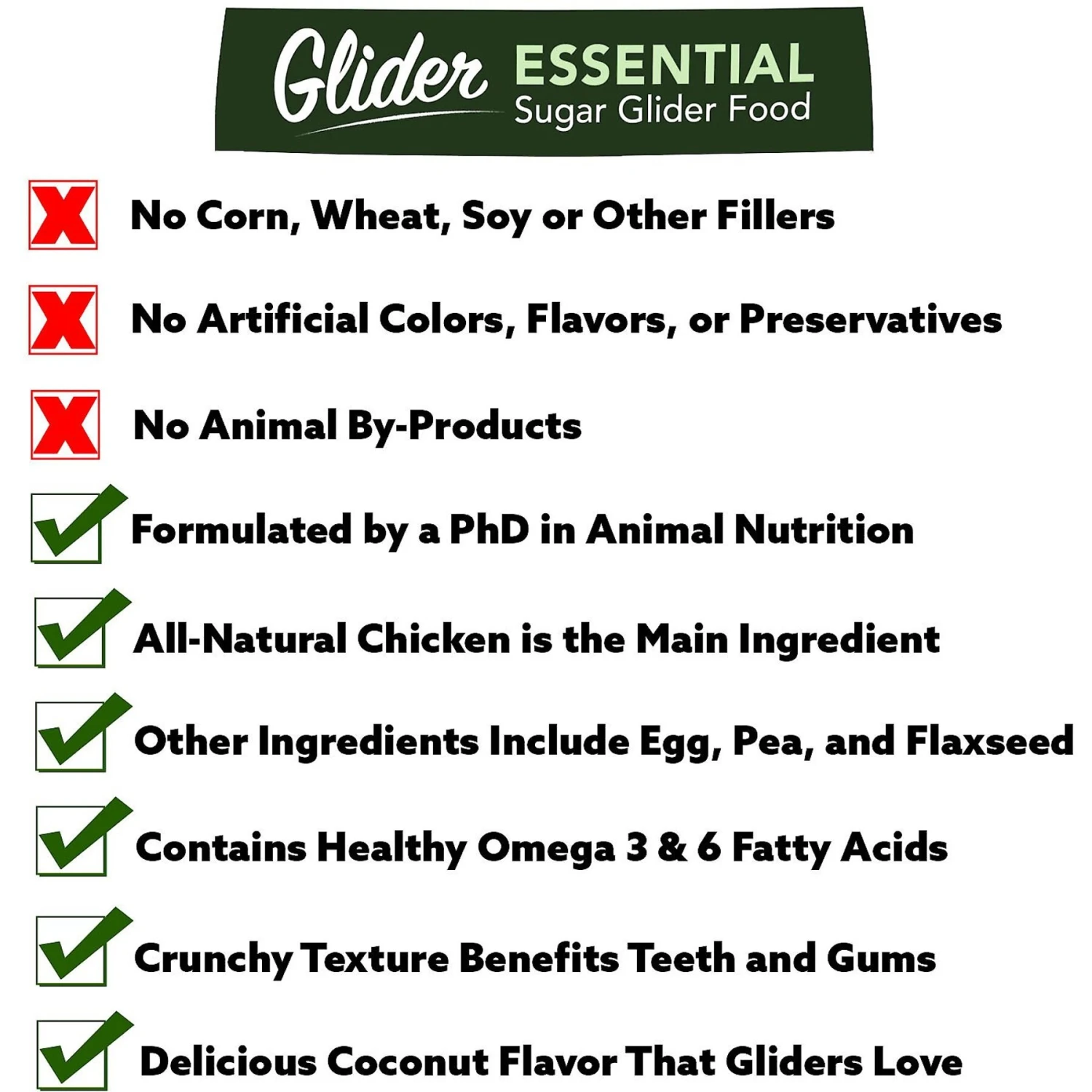 Exotic Nutrition ZooPro Glider Essential Sugar Glider Food, 1.75-lb Bag 4 Exotic Nutrition ZooPro Glider Essential Sugar Glider Food, 1.75-lb Bag - Image 4