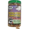 Exotic Nutrition Mealworm Munchies Hedgehog & Sugar Glider Treats, 1.96-oz Jar