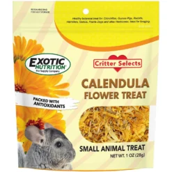 Exotic Nutrition Marigold Calendula Officinalis Flower Small Pet Treats, 1-oz Bag