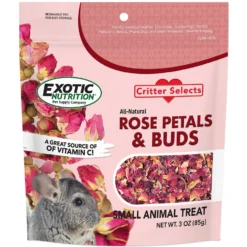 Exotic Nutrition Rose Petals & Buds Small Pet Treats