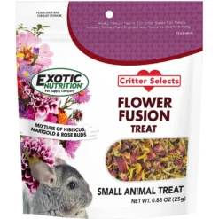 Exotic Nutrition Flower Fusion Small Pet Treats, 0.88-oz Bag