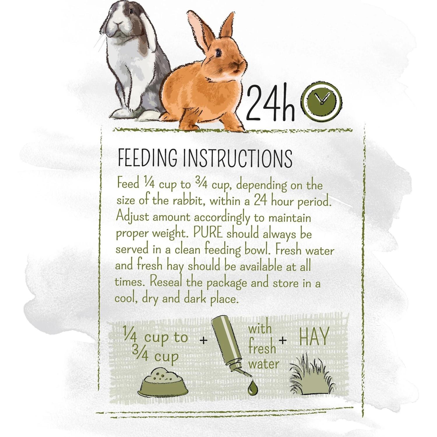 White Mill PURE Rabbit Food, 4.4-lb Bag 5 White Mill PURE Rabbit Food, 4.4-lb Bag - Image 5