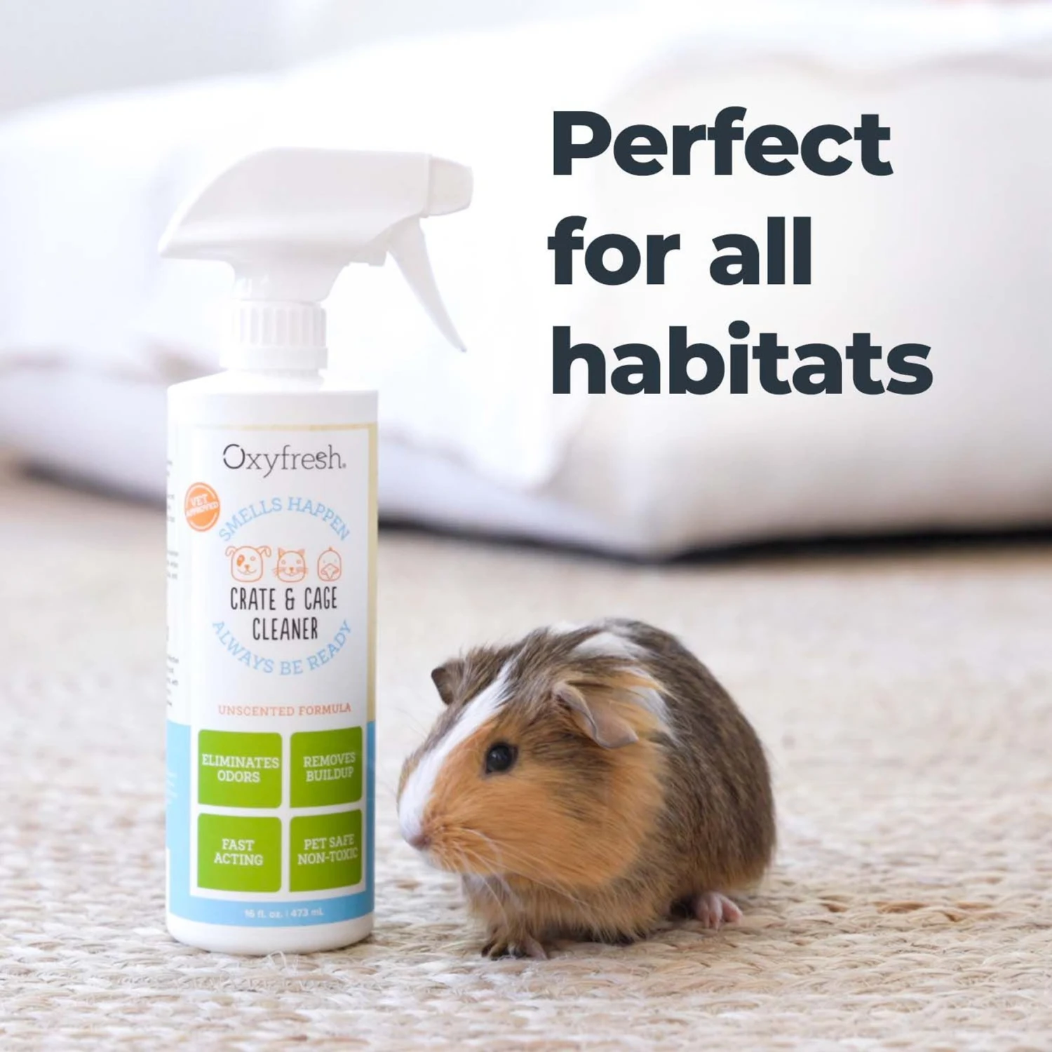 Oxyfresh Crate & Cage Cleaning Spray, 16-oz Bottle 5 Oxyfresh Crate & Cage Cleaning Spray, 16-oz Bottle - Image 5