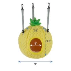 Frisco Herringbone Small Pet Plush Oval Cuddler & Frisco Pineapple Small Pet Hideaway -MiniMates Shop 301928 PT6. AC SS1800 V1644971214